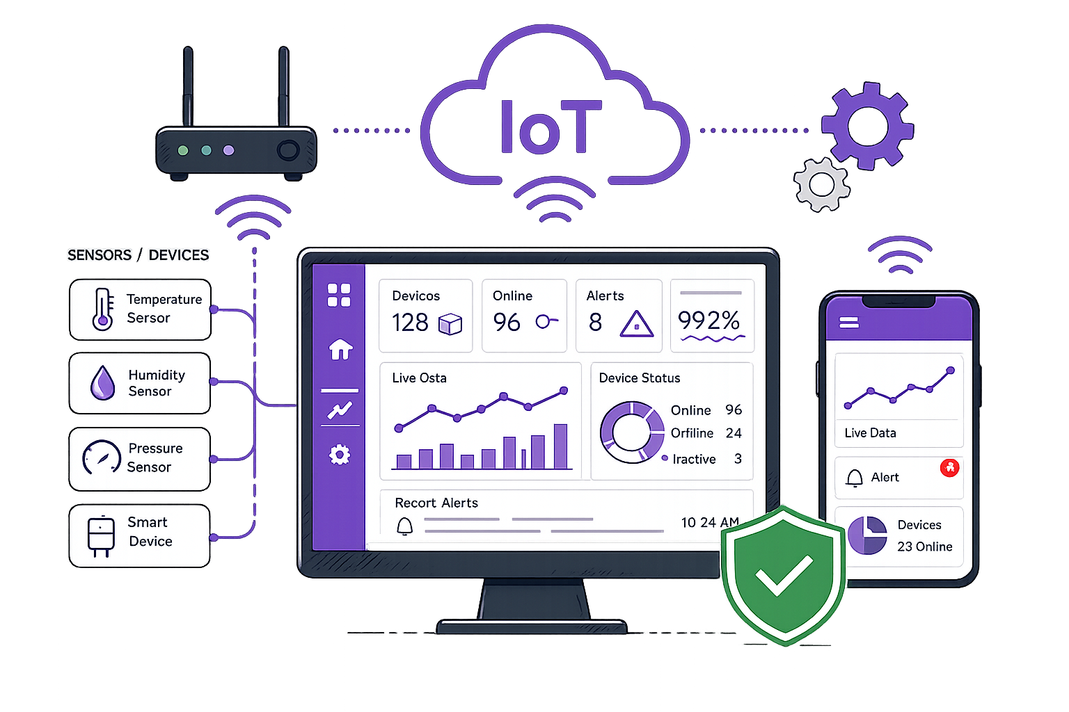 IoT Platform Illustration